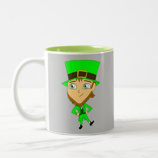 Tasse 2 Couleurs chibi leprechaun (Gauche)