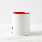 Tasse 2 Couleurs Chibi Santa green suit (Centre)