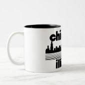 Tasse 2 Couleurs Chicago, Illinois (Gauche)
