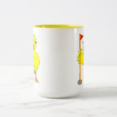 Tasse 2 Couleurs Chick de golf (Centre)