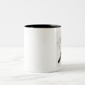 Tasse 2 Couleurs chickadee d'hiver (Centre)