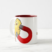 TASSE 2 COULEURS CHICKMAGNET (Devant gauche)