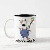 TASSE 2 COULEURS CHIEN ADORABLE (Gauche)