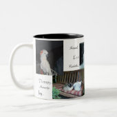 Tasse 2 Couleurs Chien, chats, oiseaux, meilleurs amis (Gauche)