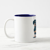 TASSE 2 COULEURS CHIEN DACHSHING (Gauche)