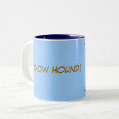 Tasse 2 Couleurs Chien de bouffe (Devant gauche)