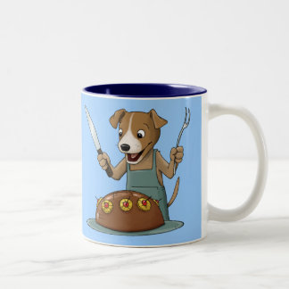 Tasse 2 Couleurs Chien de bouffe