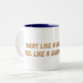 Tasse 2 Couleurs Chien de gym (Devant gauche)