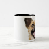 Tasse 2 Couleurs Chien de halètement (Centre)