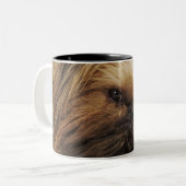 Tasse 2 Couleurs Chien de Pekingese, fin (Devant gauche)