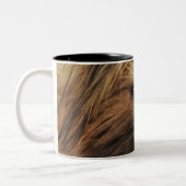 Tasse 2 Couleurs Chien de Pekingese, fin (Gauche)