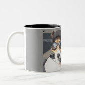 Tasse 2 Couleurs Chien de porc (Gauche)