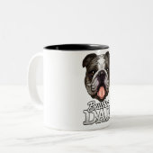 Tasse 2 Couleurs Chien de taureau (Devant gauche)