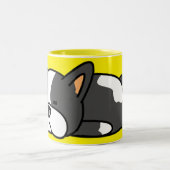 Tasse 2 Couleurs Chien endormi (Centre)