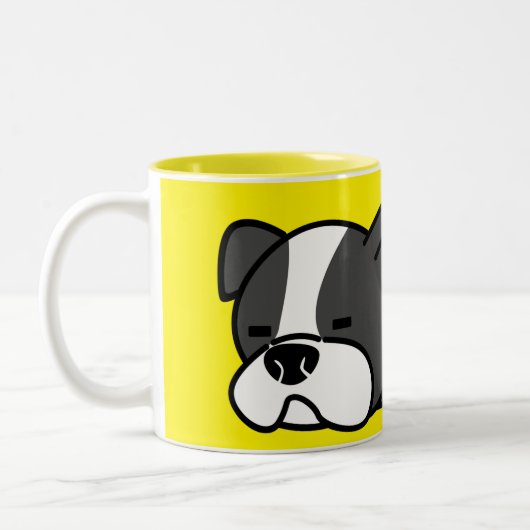 Tasse 2 Couleurs Chien endormi (Gauche)