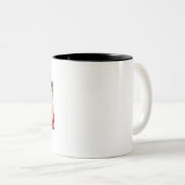 Tasse 2 Couleurs Chien maltais (Devant droit)