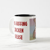 TASSE 2 COULEURS CHIEN SOUFFLANT $14,95 (Devant gauche)