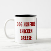 TASSE 2 COULEURS CHIEN SOUFFLANT $14,95 (Gauche)