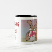 TASSE 2 COULEURS CHIEN SOUFFLANT $14,95 (Centre)