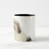 Tasse 2 Couleurs Chien sur le blanc 104 (Centre)
