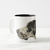 Tasse 2 Couleurs Chien sur le blanc 11 (Devant gauche)