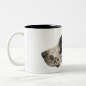 Tasse 2 Couleurs Chien sur le blanc 11 (Gauche)