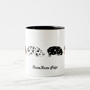 Tasse 2 Couleurs Chiens de KuneKune