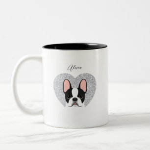 Tasse 2 Couleurs Chiens de taureaux français
