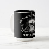 TASSE 2 COULEURS CHIENS SALTAIRES SAMPSON (Devant gauche)