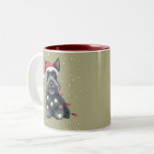 Tasse 2 Couleurs Chiens Scottie Scottish Terrier Christmas Chien Ma (Devant gauche)