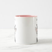 Tasse 2 Couleurs Chiffre d'affaires français chic (Centre)