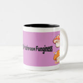 Tasse 2 Couleurs Chiffre de champignons (Devant droit)