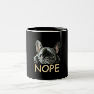 Tasse 2 Couleurs Chiffre de taureau français Cadeaux Frenchie Nop