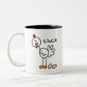 Tasse 2 Couleurs Chiffre poulet de bâton (Gauche)