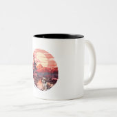 Tasse 2 Couleurs Chih Tzu japonais Sunset (Devant droit)
