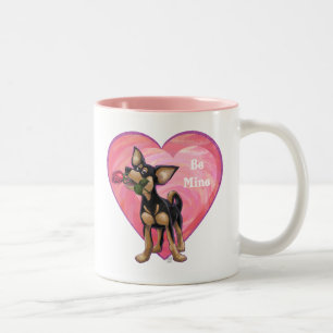 Tasse 2 Couleurs Chihuahua Saint-Valentin