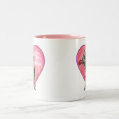 Tasse 2 Couleurs Chihuahua Saint-Valentin (Centre)