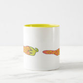 Tasse 2 Couleurs Chili à flamme (Centre)