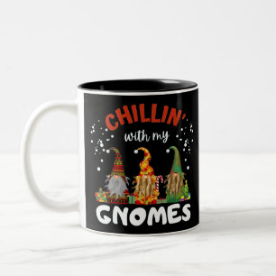 Tasse 2 Couleurs Chillin Avec Mes Gnomes Noël