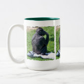 TASSE 2 COULEURS CHIMPANZÉS (Gauche)