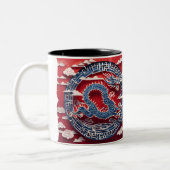 Tasse 2 Couleurs Chinois New Year Dragon Paper-cut 2024 2TMug (Gauche)