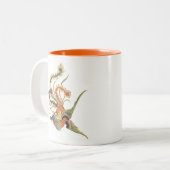 Tasse 2 Couleurs Chinois Phoenix - oiseaux mythologiques AR de (Devant gauche)