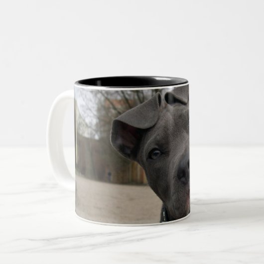 Tasse 2 Couleurs Chiot (Devant gauche)