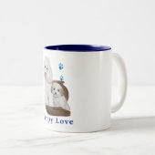 Tasse 2 Couleurs Chiot (Devant droit)