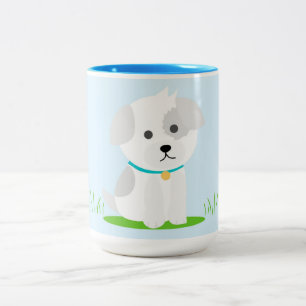 Tasse 2 Couleurs Chiot