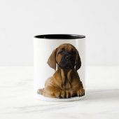 Tasse 2 Couleurs Chiot (Centre)