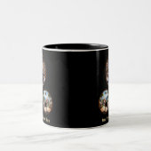 Tasse 2 Couleurs Chiot Beagle mignon (Centre)