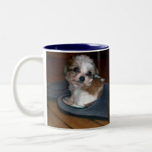 Tasse 2 Couleurs Chiot dans une pantoufle