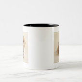 Tasse 2 Couleurs Chiot de beagle (Centre)