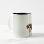 Tasse 2 Couleurs Chiot de beagle (Devant gauche)